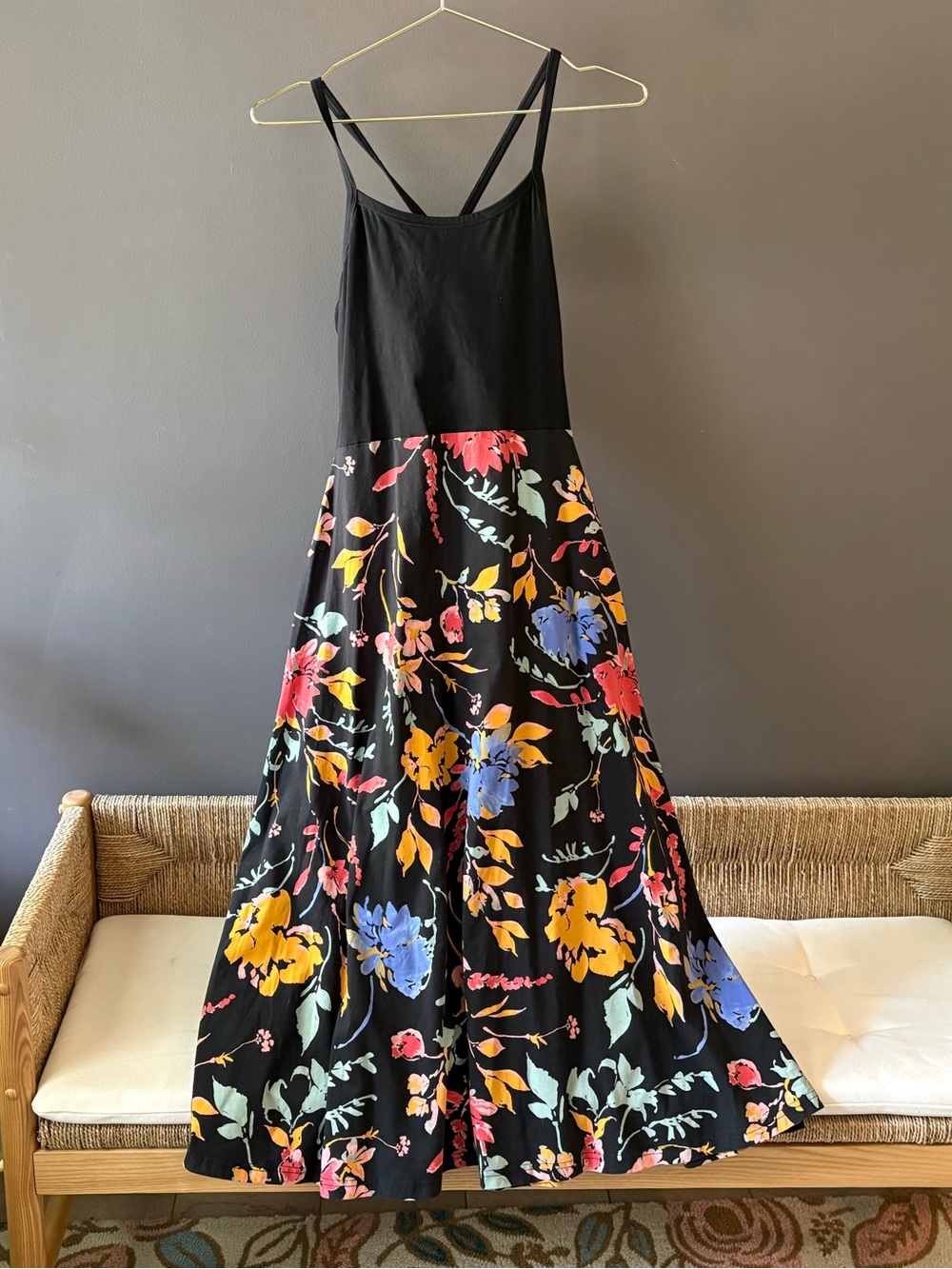 Pact Organic Fit & Flare Midi Dress - Small
